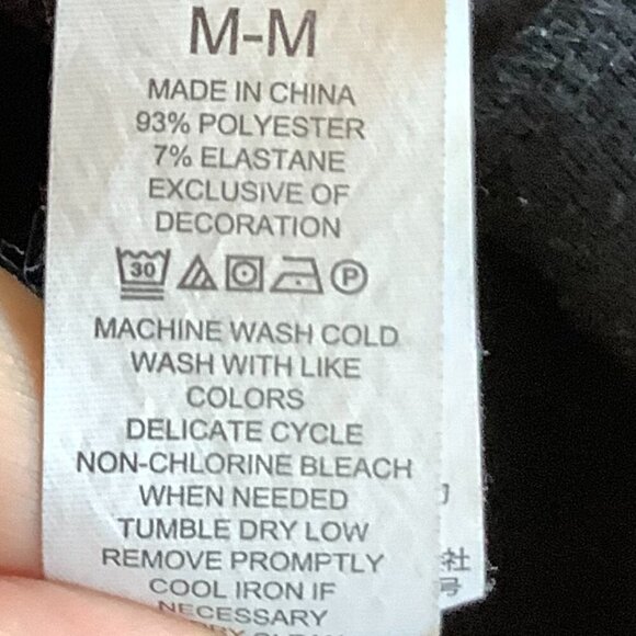 Kate Spade velour pj top winky face black medium pink - Picture 8 of 8